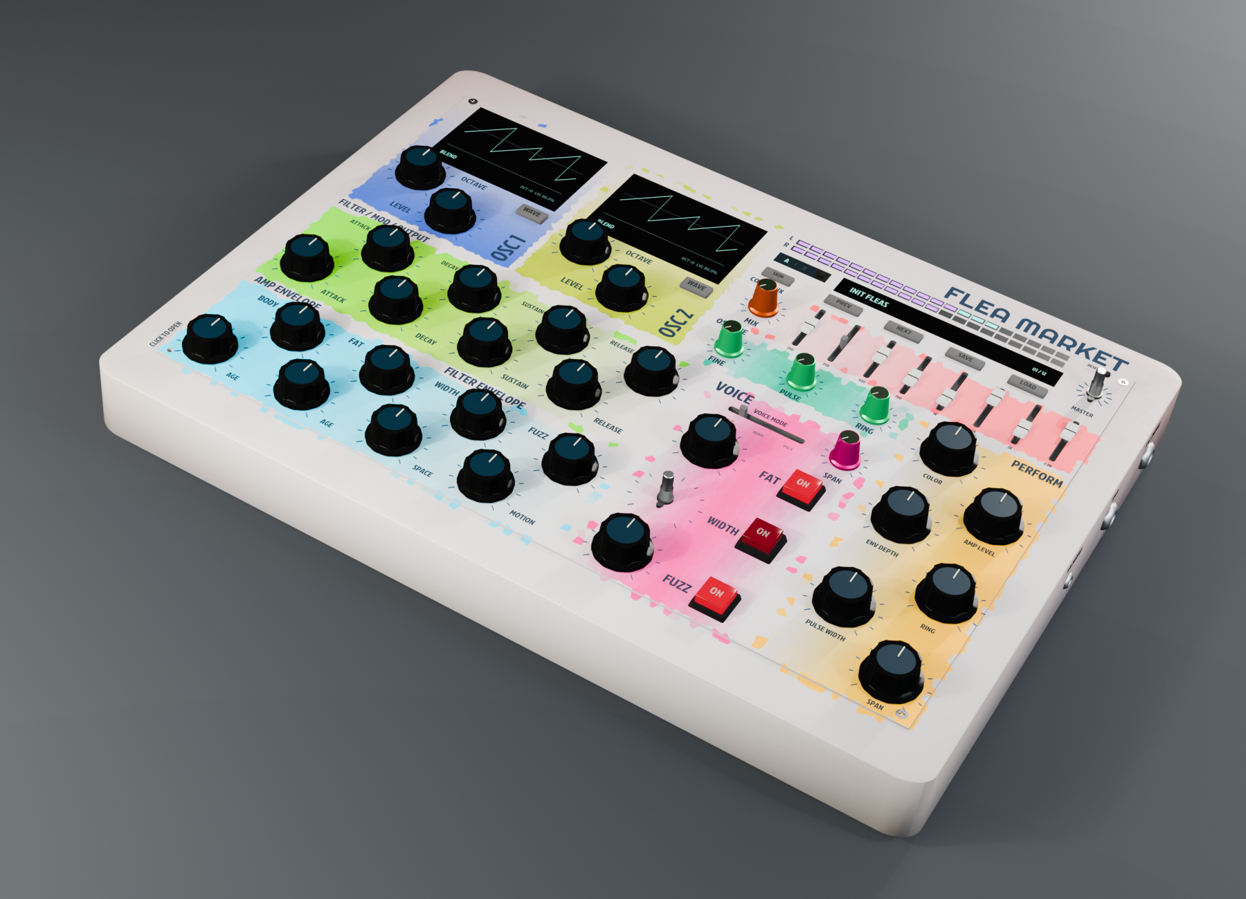 Color case concept render